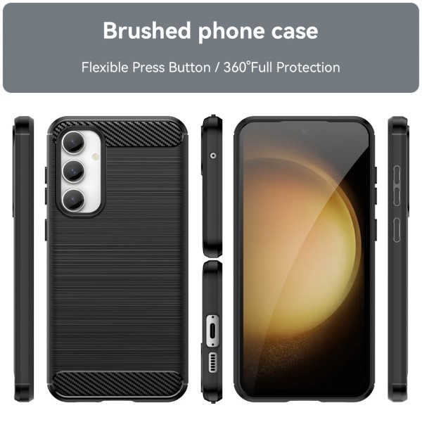 Kryt na Samsung Galaxy S23 FE Carbon černý