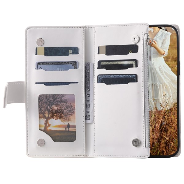 Pouzdro na Samsung Galaxy S23 FE Luxury Double Layer bílé