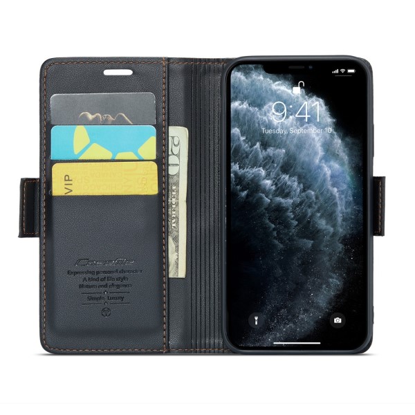 Pouzdro na iPhone 11 Pro Max CASEME smooth černé