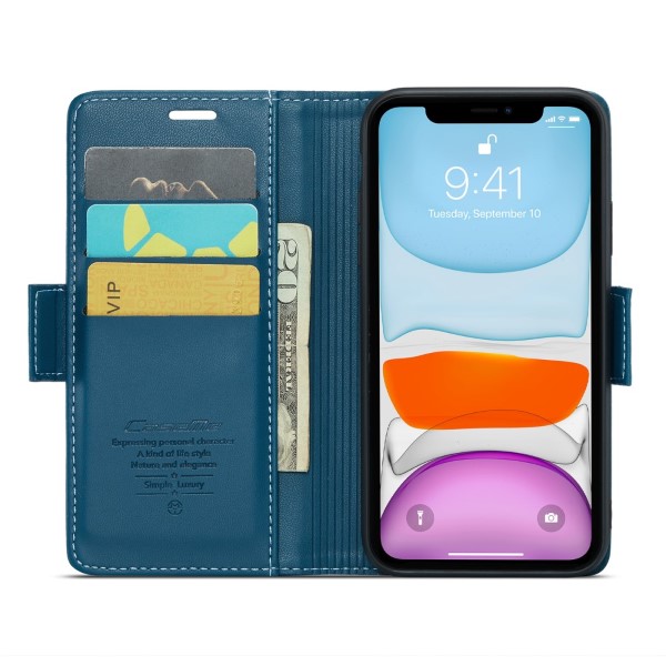 Pouzdro pro iPhone 11 CASEME Smooth modré