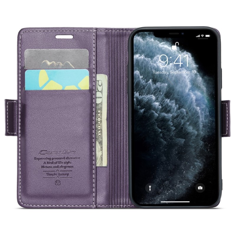 Pouzdro pro iPhone 11 Pro CASEME smooth fialové