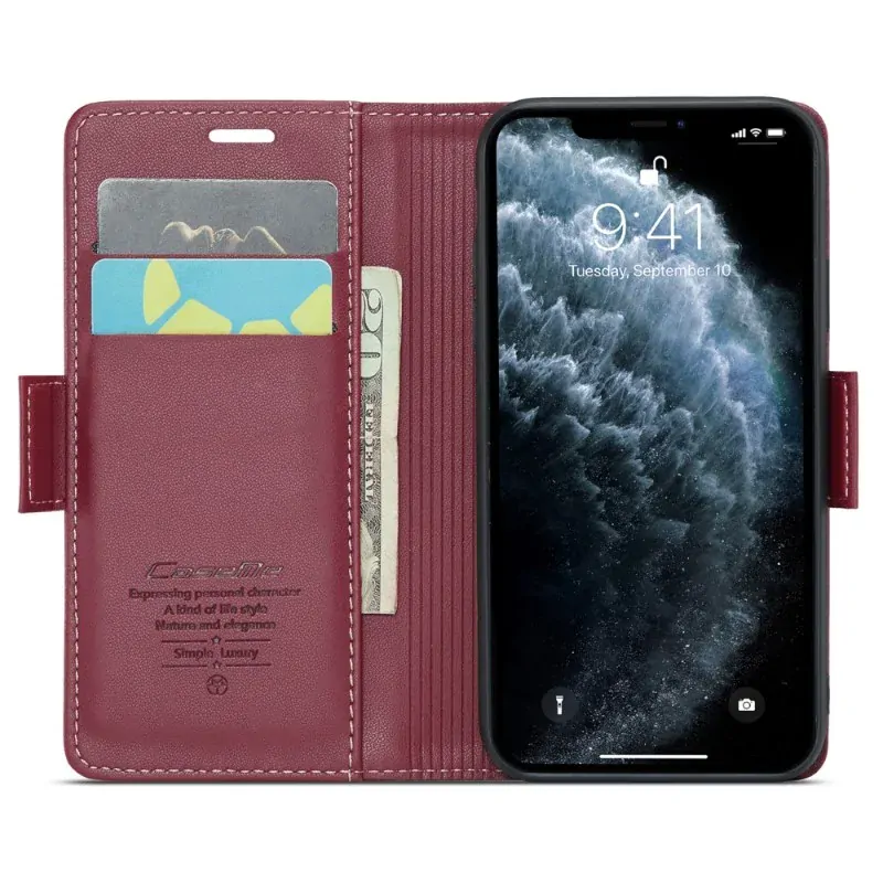 Pouzdro pro iPhone 11 Pro CASEME smooth červené