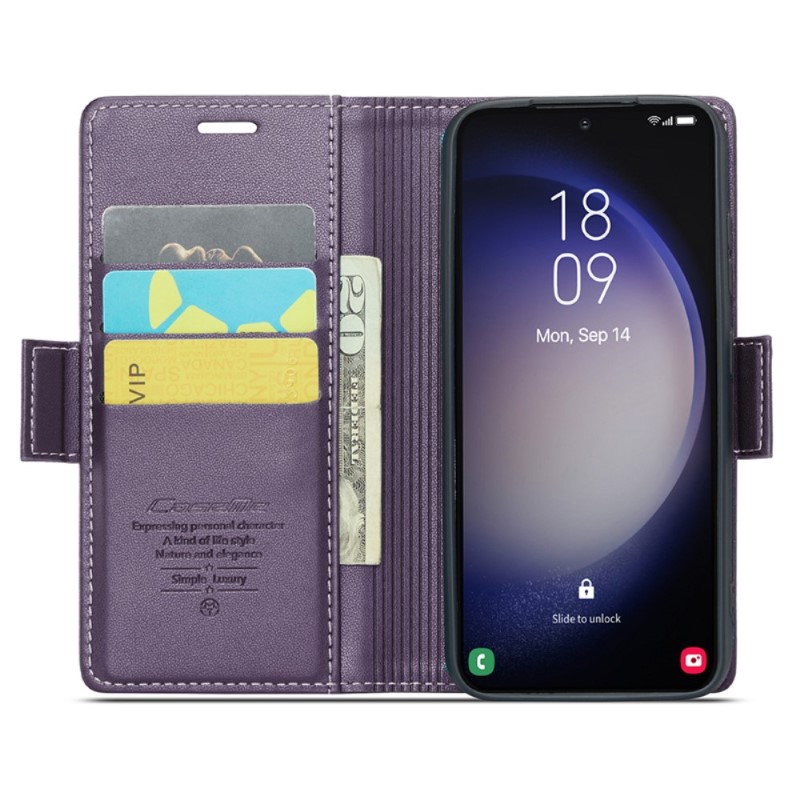 Pouzdro na Samsung Galaxy S24 Plus CASEME smooth fialové