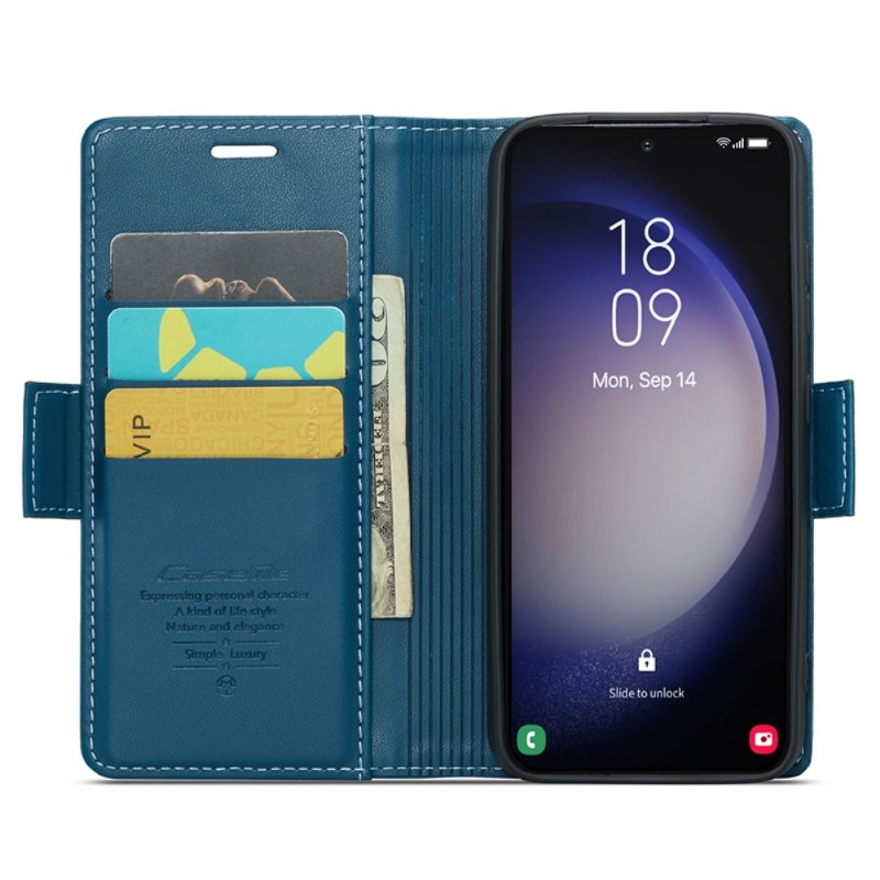 Pouzdro na Samsung Galaxy S24 Plus CASEME smooth modré