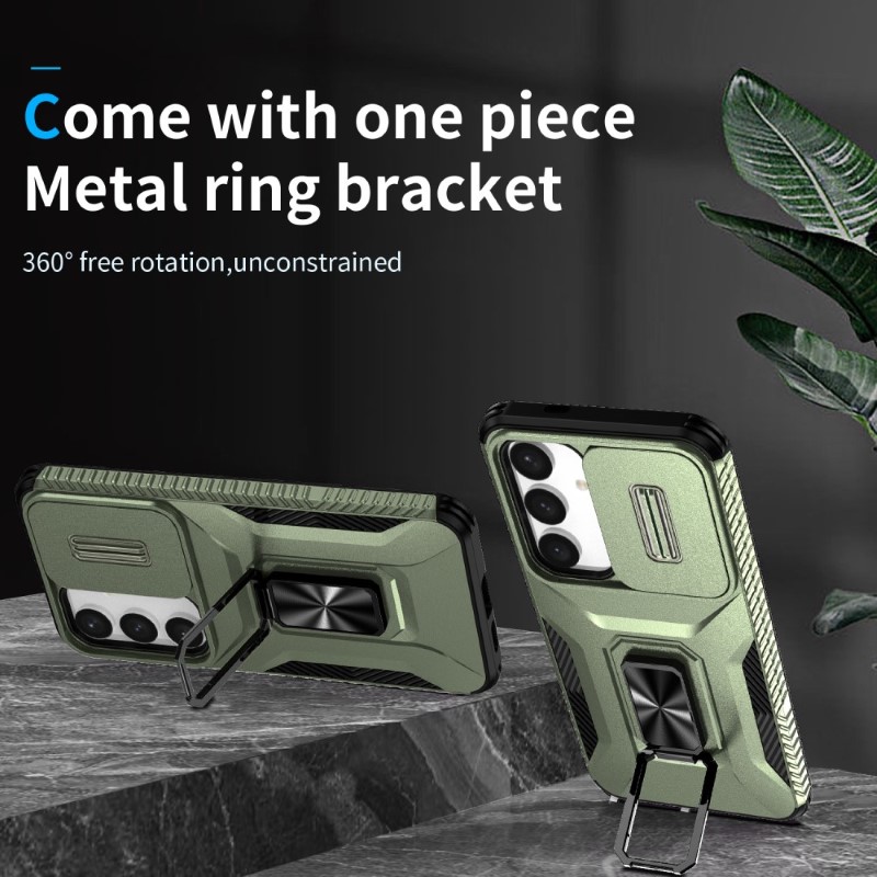 Kryt na Samsung Galaxy S24 Plus odolný s krytkou na fotoaparát zelený