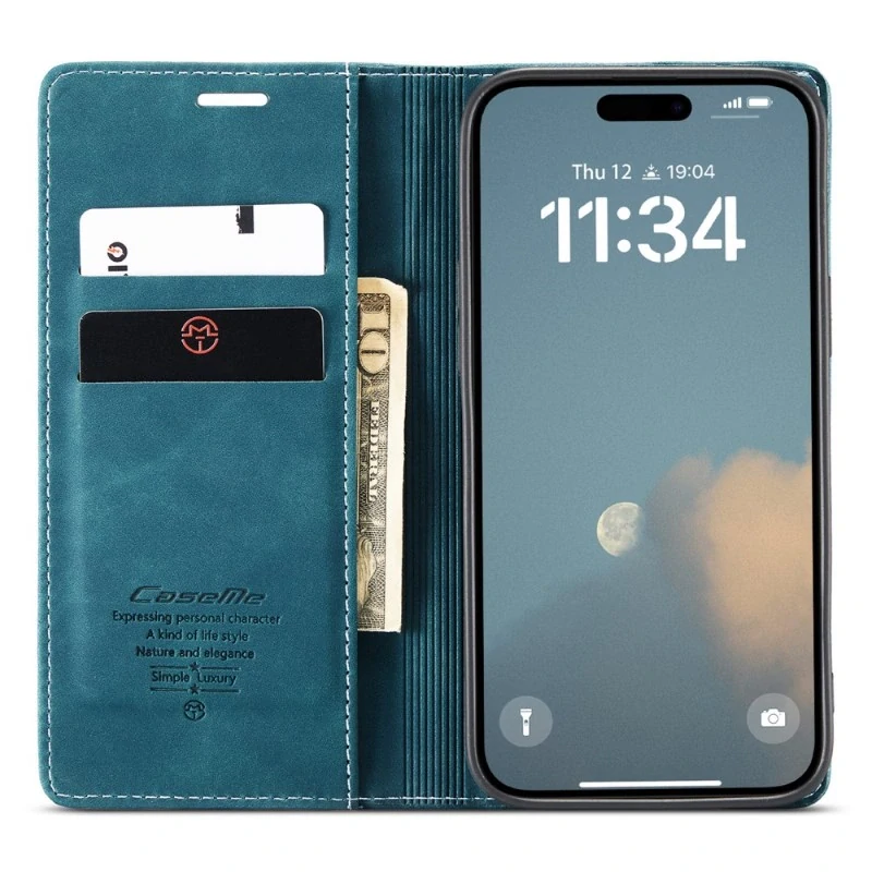 Pouzdro CASEME pro iPhone 16 modré