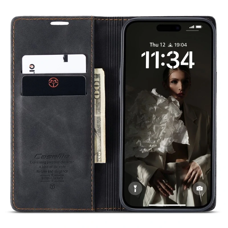 Pouzdro CASEME pro iPhone 16 černé