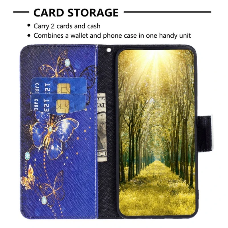 Pouzdro pro iPhone 16 Pro Motýl fialové