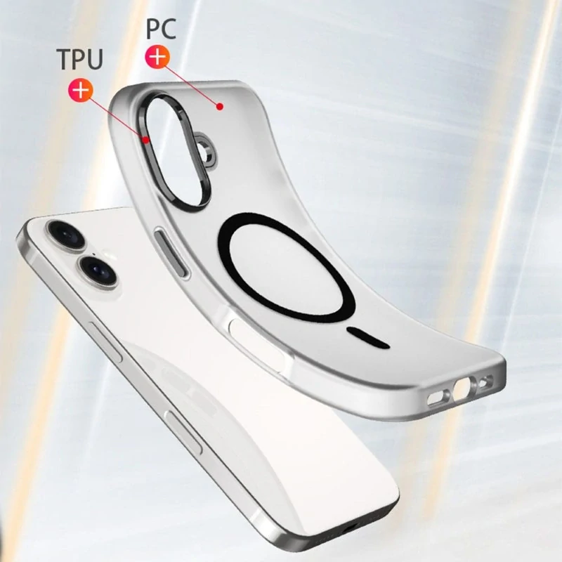 Kryt na iPhone 16 Pro Max Candy s podporou MAGSAFE bílý