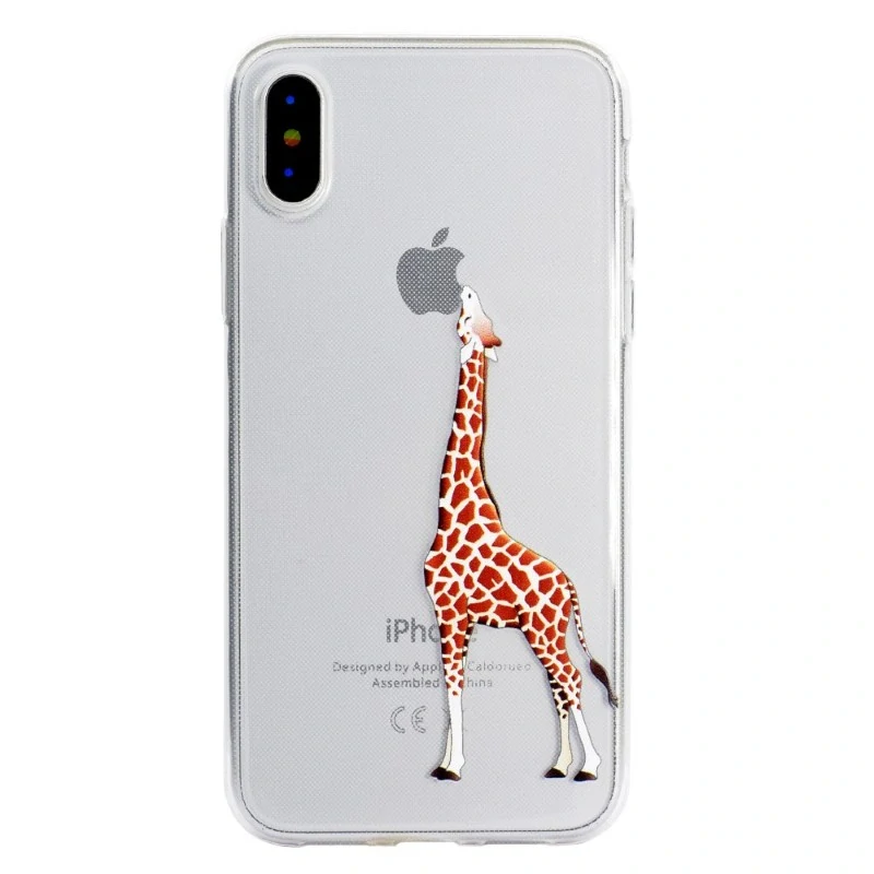 Kryt na iPhone Xr Žirafa