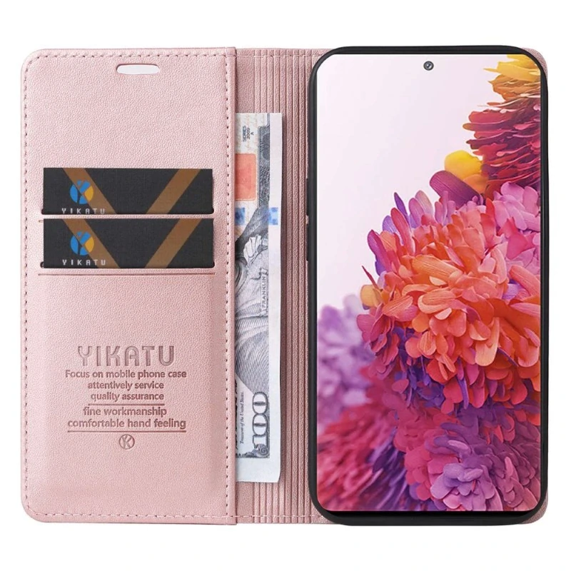 Pouzdro na Samsung Galaxy S20 FE Yikatu růžové