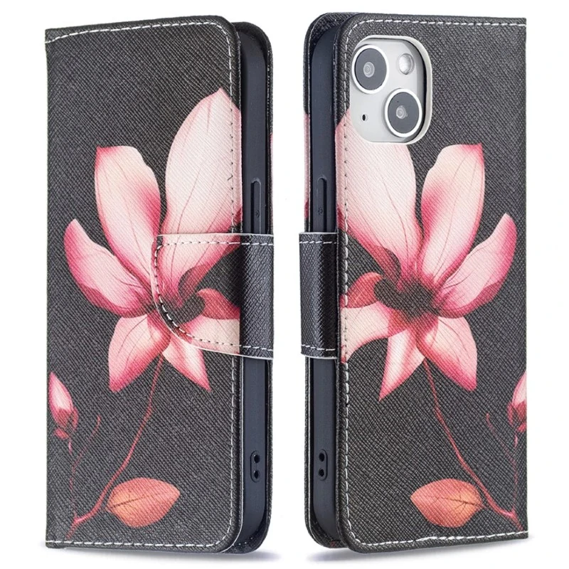 Pouzdro pro iPhone 15 Kytka černé