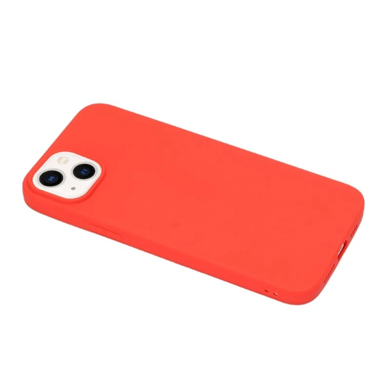 Kryt na iPhone 15 gumový Premium červený