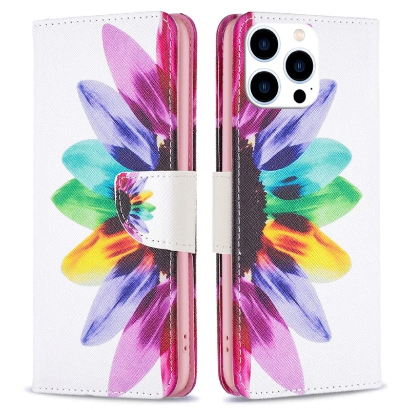 Pouzdro pro iPhone 15 Pro Ornament bíle