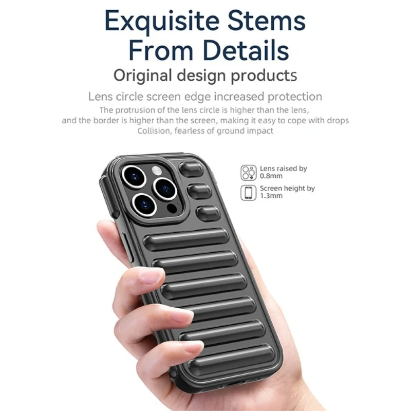 Kryt na iPhone 15 Pro Capsule čirý