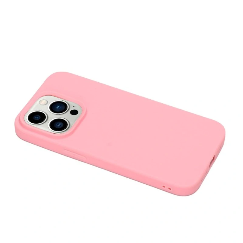 Kryt na iPhone 15 Pro gumový Premium růžový