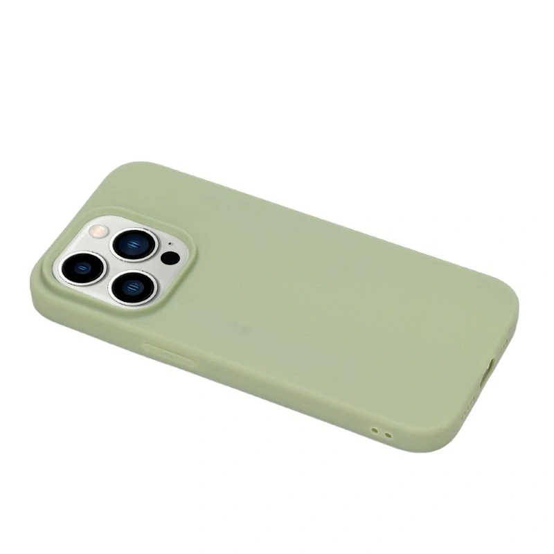 Kryt na iPhone 15 Pro gumový Premium zelený