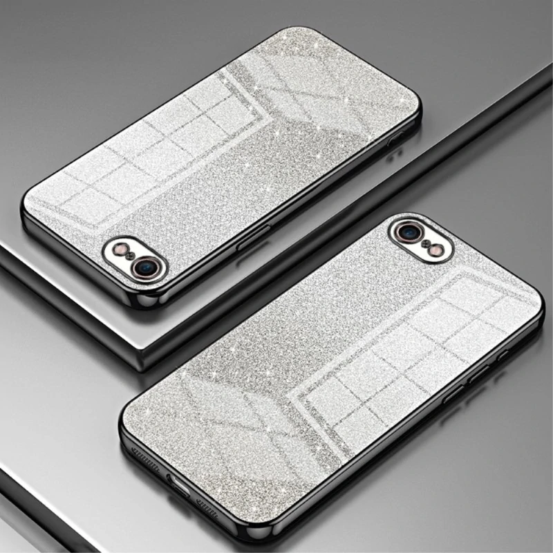 Kryt na iPhone 7 / 8 / SE ( 2020 / 2022 ) Glitter černý