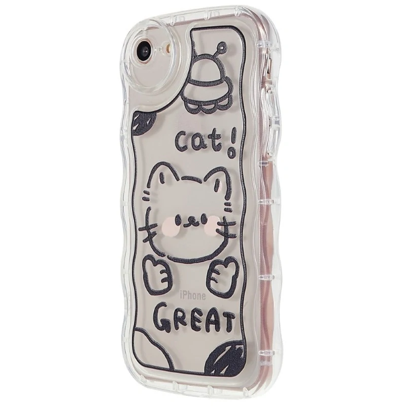 Kryt na iPhone 7 / 8 / SE ( 2020 / 2022 ) Kočka čirý