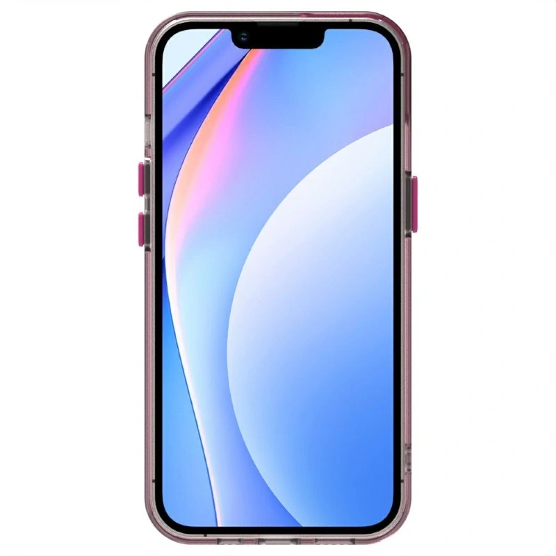 Kryt na iPhone 13 gumový Candy (podpora MagSafe) růžový
