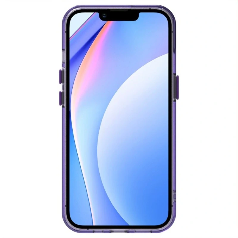 Kryt na iPhone 13 gumový Candy (podpora MagSafe) fialový