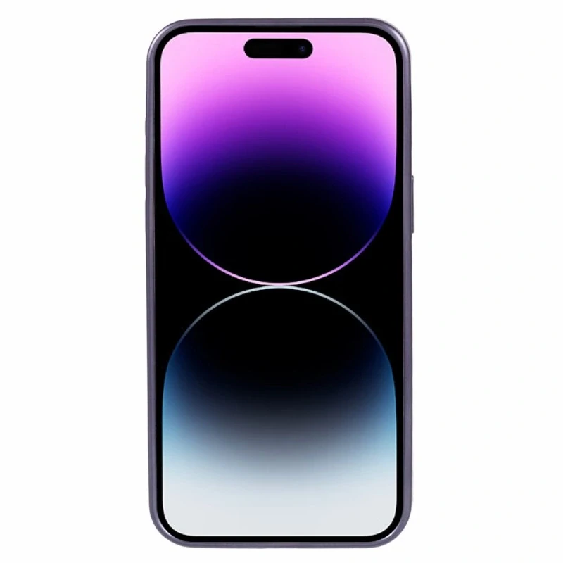 Kryt na iPhone 14 Pro Max gumový s podporou MagSafe fialový