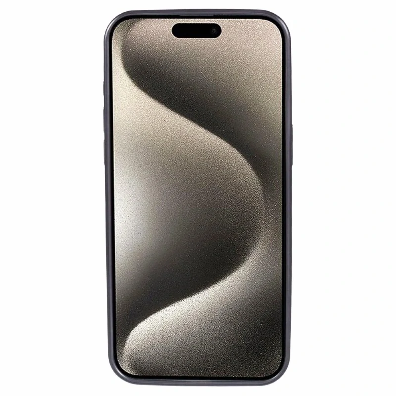 Kryt na iPhone 15 Pro Max gumový s podporou MagSafe černý