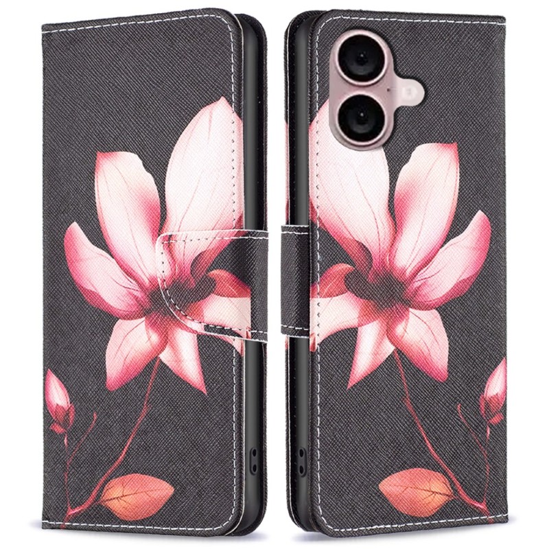 Pouzdro pro iPhone 16 Kytka černé