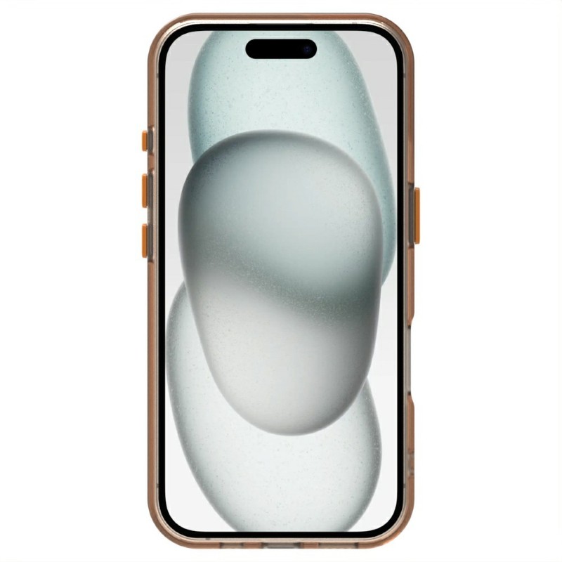 Kryt na iPhone 16 gumový Candy (podpora MagSafe) oranžový