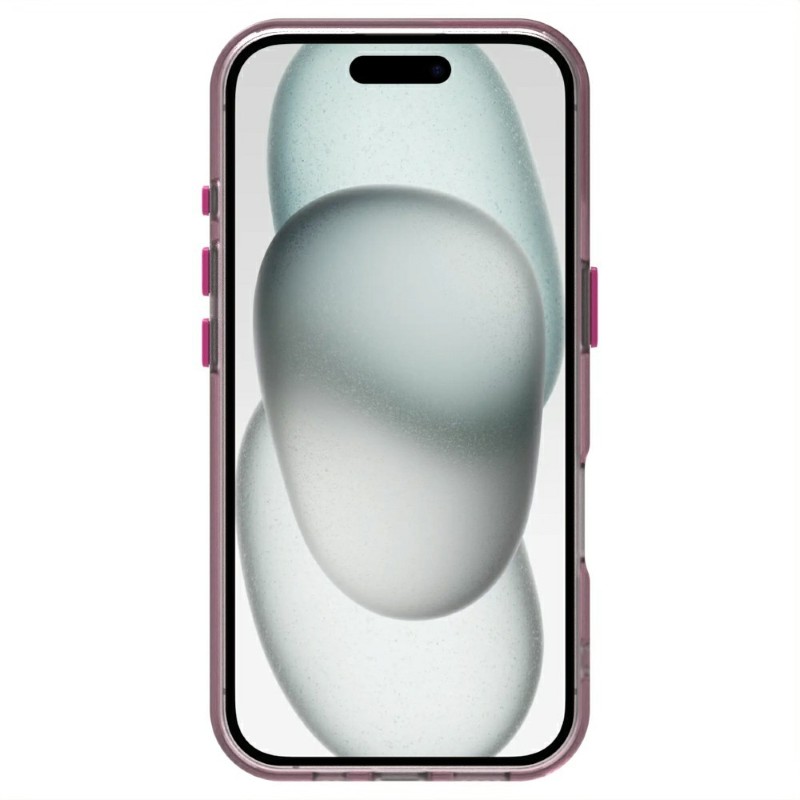 Kryt na iPhone 16 gumový Candy (podpora MagSafe) růžový