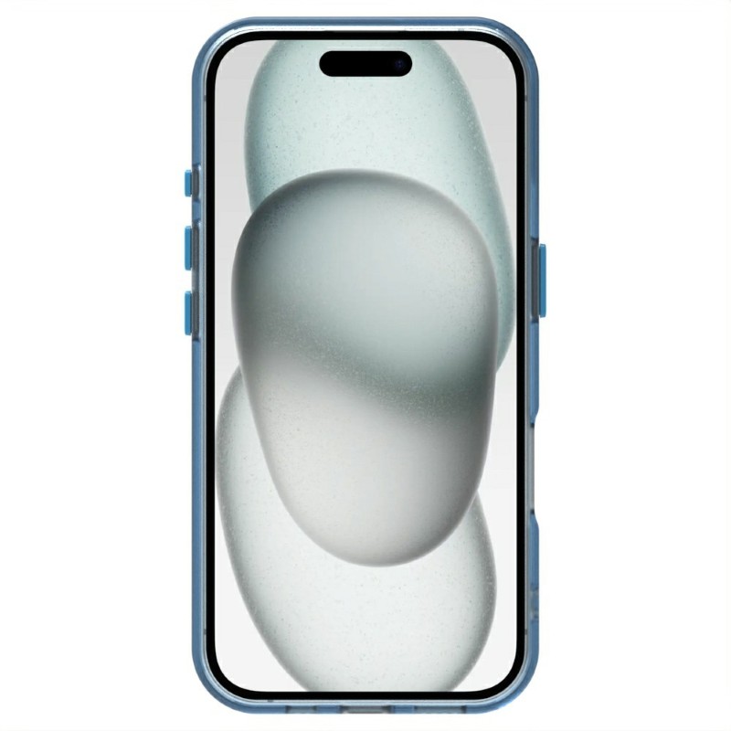 Kryt na iPhone 16 gumový Candy (podpora MagSafe) modrý