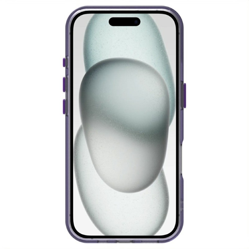 Kryt na iPhone 16 gumový Candy (podpora MagSafe) fialový