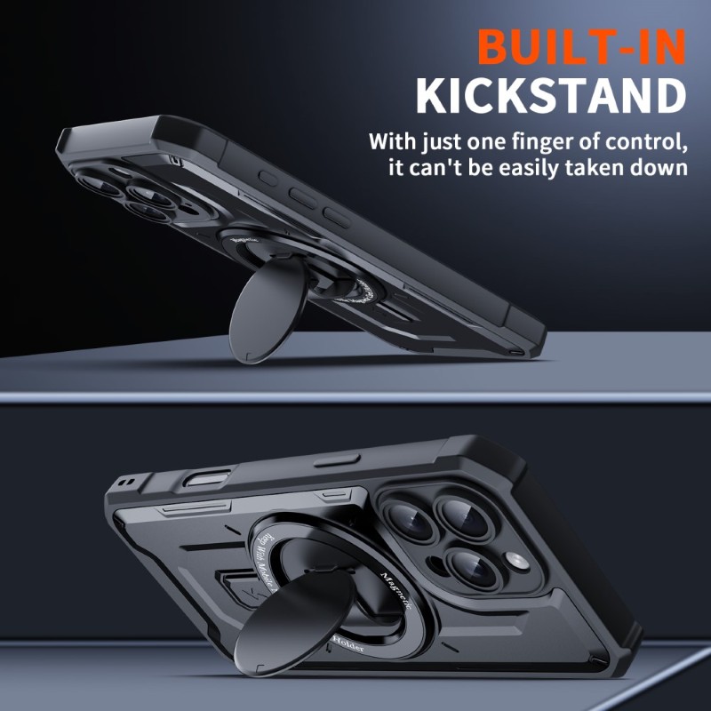 Kryt na iPhone 16 Pro odolný s podporou MAGSAFE červený