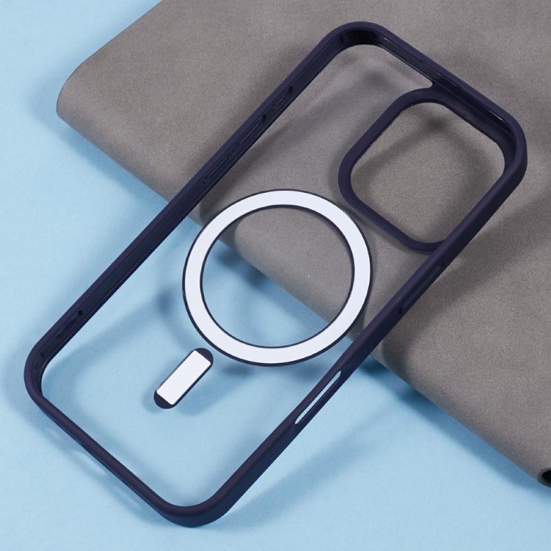Kryt na iPhone 16 Pro matný s podporou MagSafe tmavě fialový