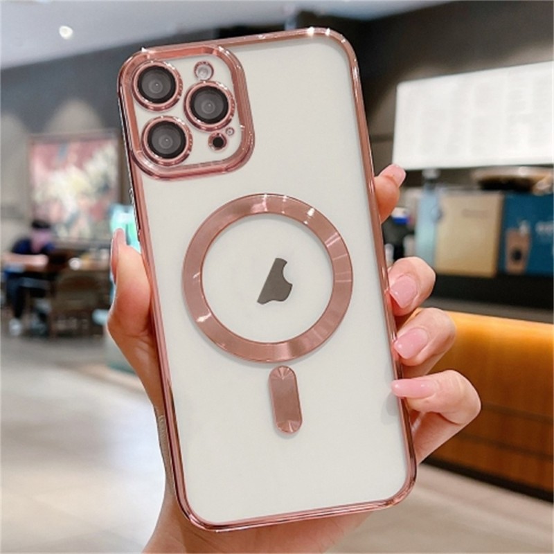 Kryt na iPhone 16 Pro Max s podporou MAGSAFE stříbrný