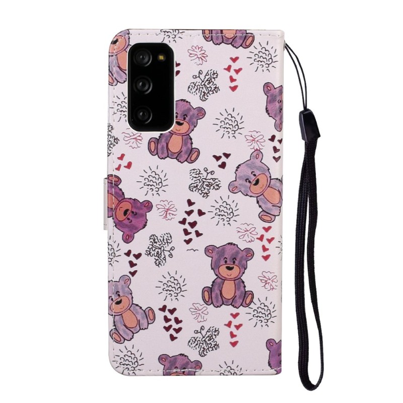 Pouzdro na Samsung Galaxy S20 Medvídek
