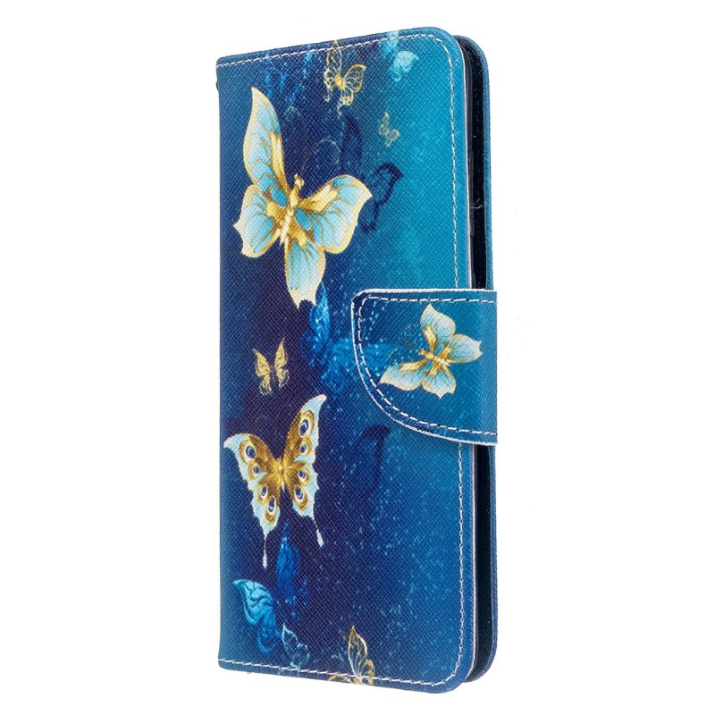 Pouzdro na Samsung Galaxy S20 Motýl modré