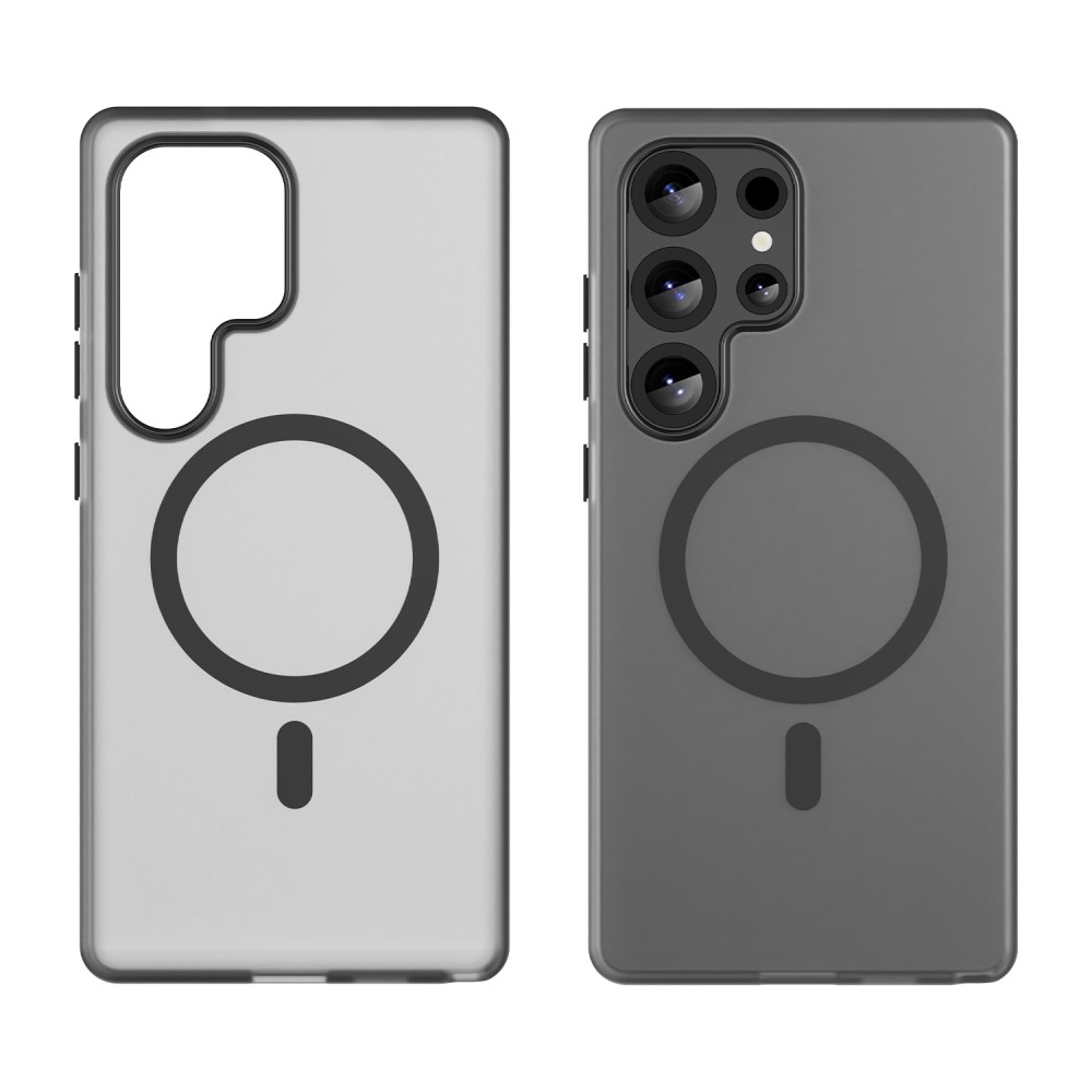 Kryt na Samsung Galaxy S25 Ultra gumový Magnetic (podpora MagSafe) černý