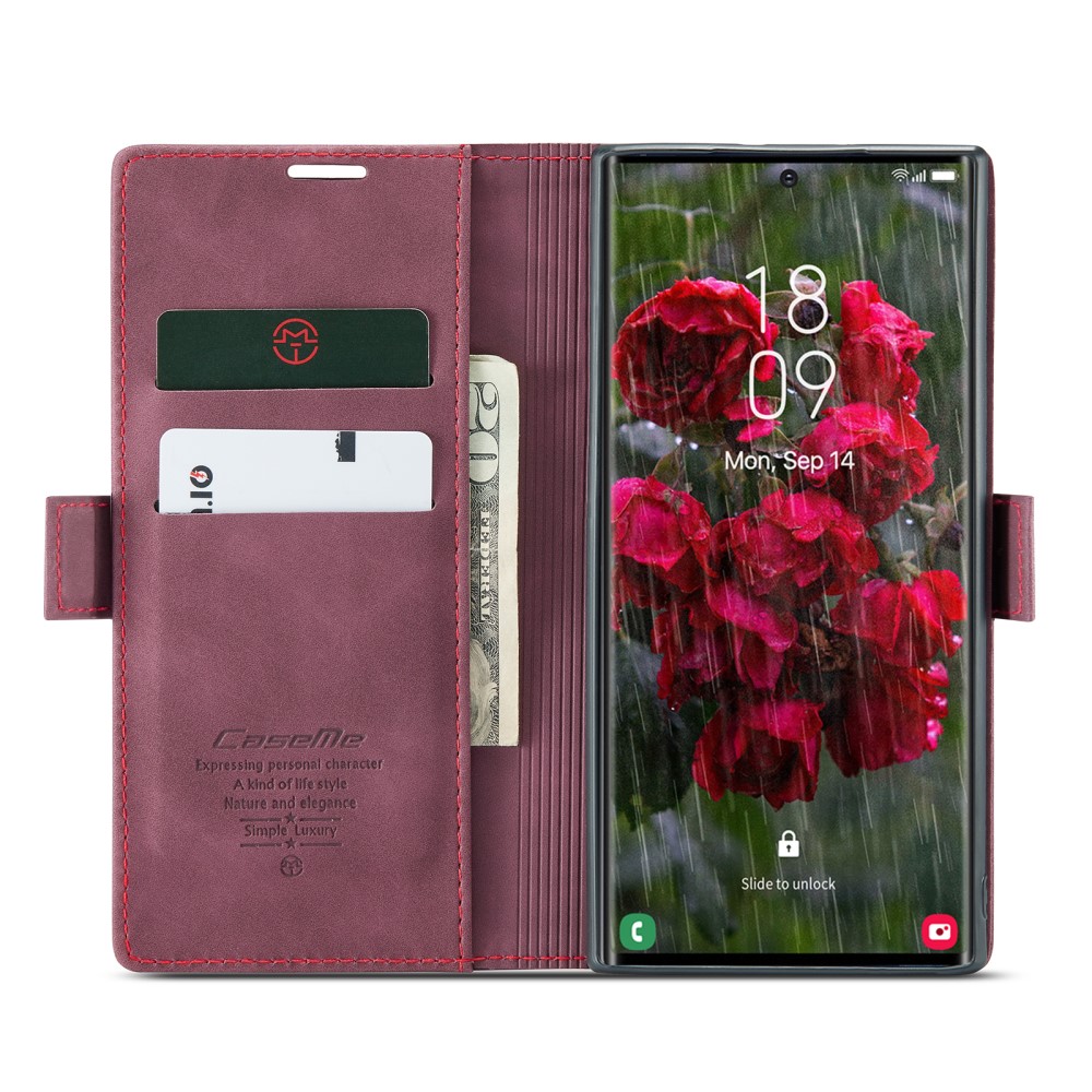 Pouzdro na Samsung Galaxy S25 Ultra CASEME červené