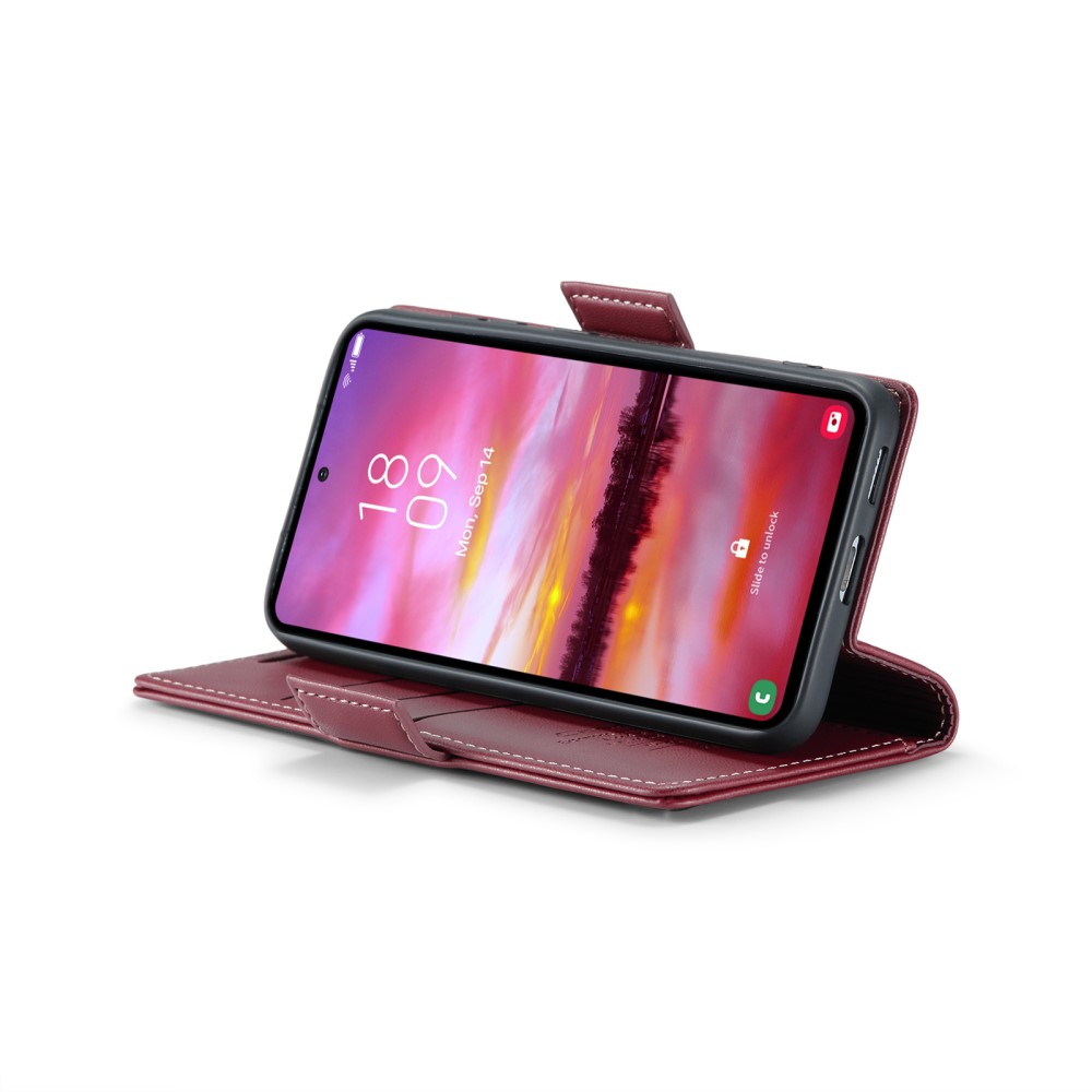 Pouzdro na Samsung Galaxy S25 CASEME smooth červené