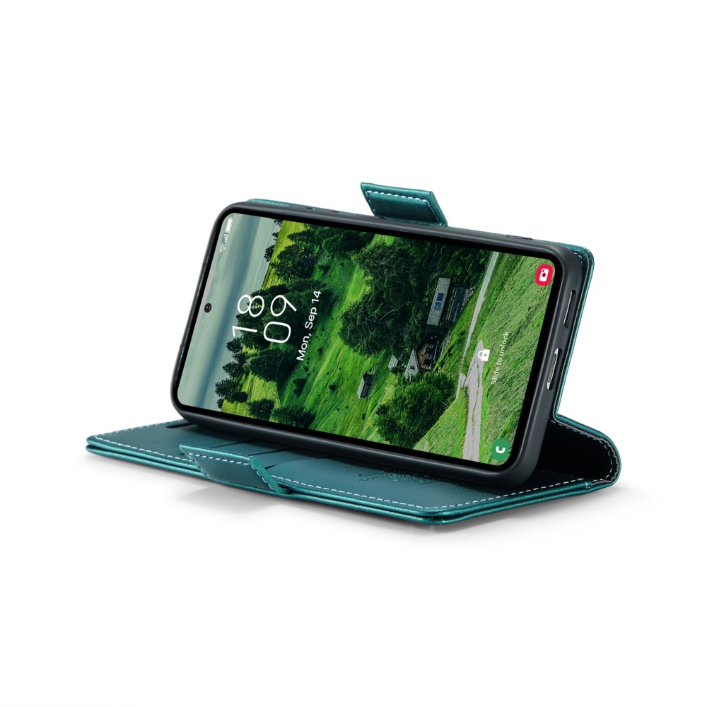 Pouzdro na Samsung Galaxy S25 CASEME smooth zelené