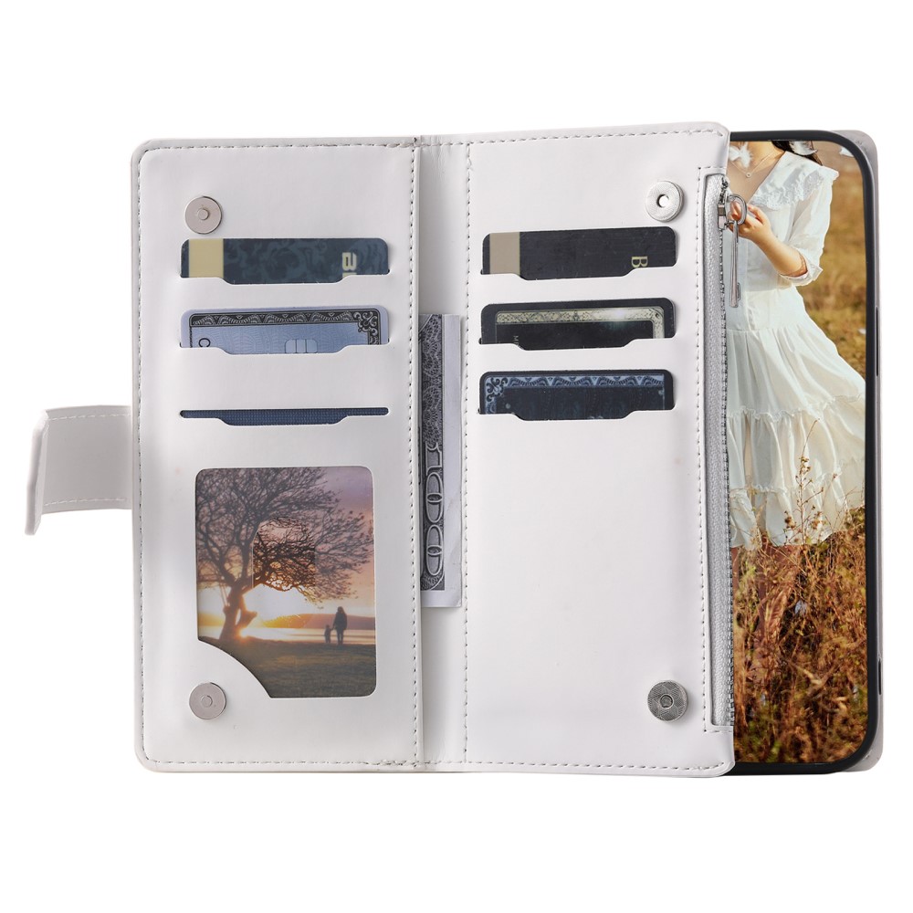 Pouzdro na Samsung Galaxy S25 Luxury Double Layer bílé