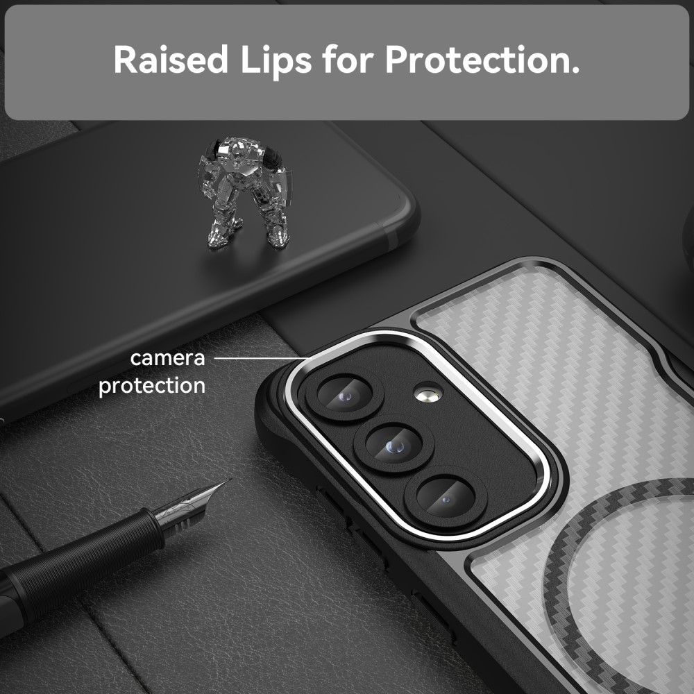 Kryt na Samsung Galaxy S25 odolný s podporou Magsafe černý