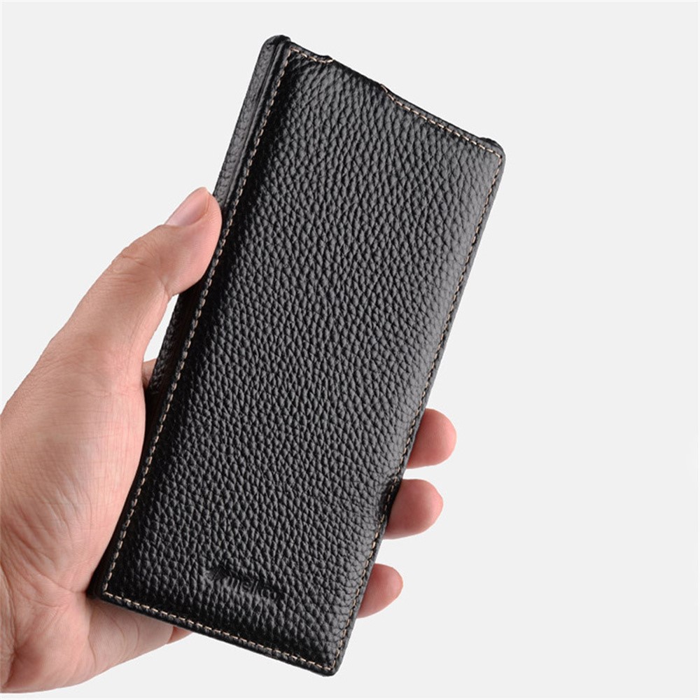 Pouzdro kožené Melkco flipové na Samsung Galaxy S25 Ultra černé