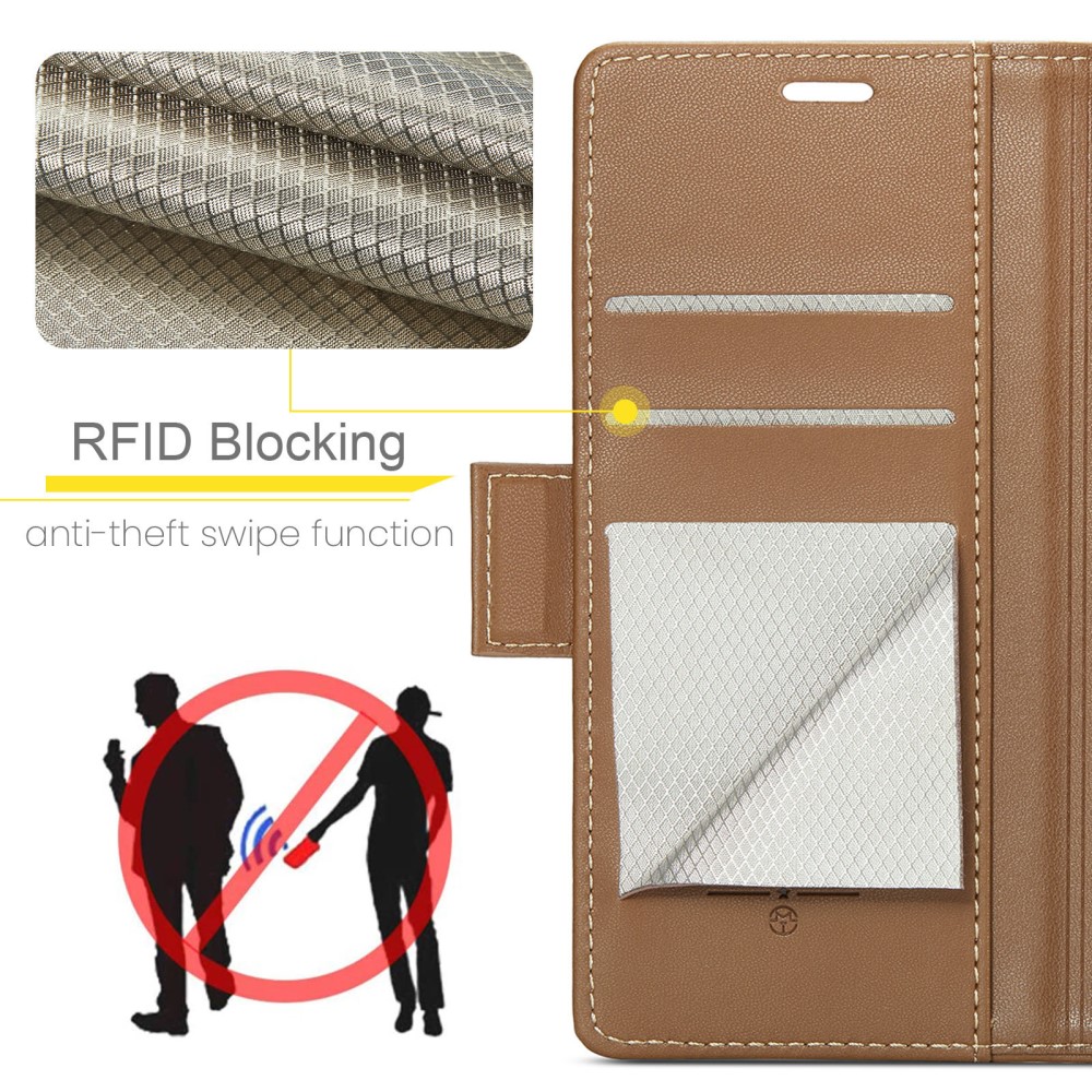 Pouzdro na Samsung Galaxy S24 FE CASEME smooth hnědé