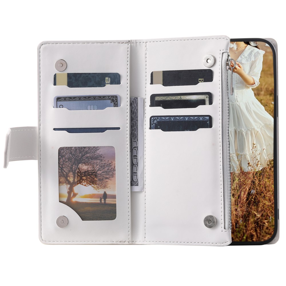 Pouzdro na Samsung Galaxy S24 FE Luxury Double Layer bílé