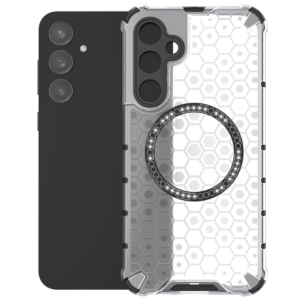 Kryt na Samsung Galaxy S23 FE odolný Honeycomb s podporou Magsafe čirý