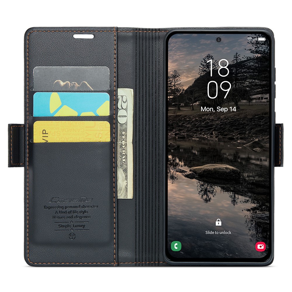 Pouzdro na Samsung Galaxy S25+ CASEME smooth černé
