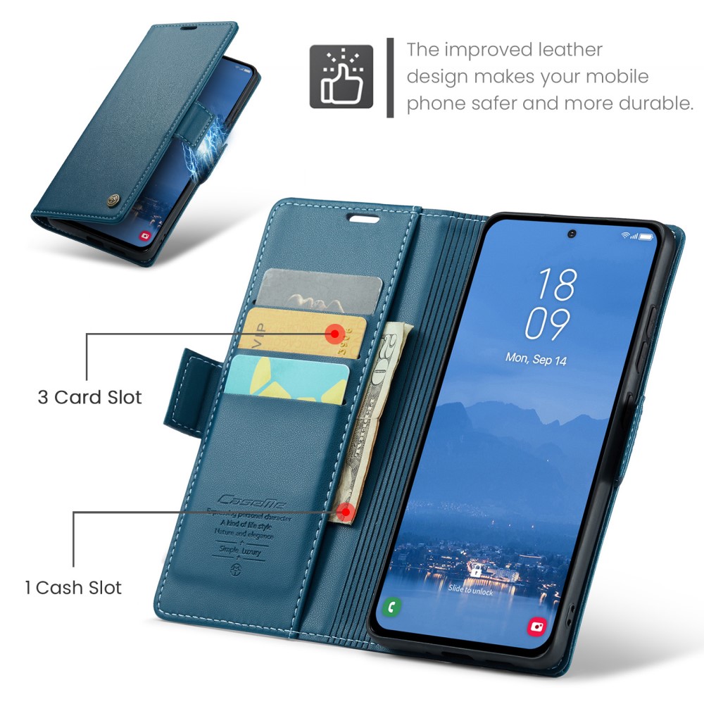 Pouzdro na Samsung Galaxy S25+ CASEME smooth modré