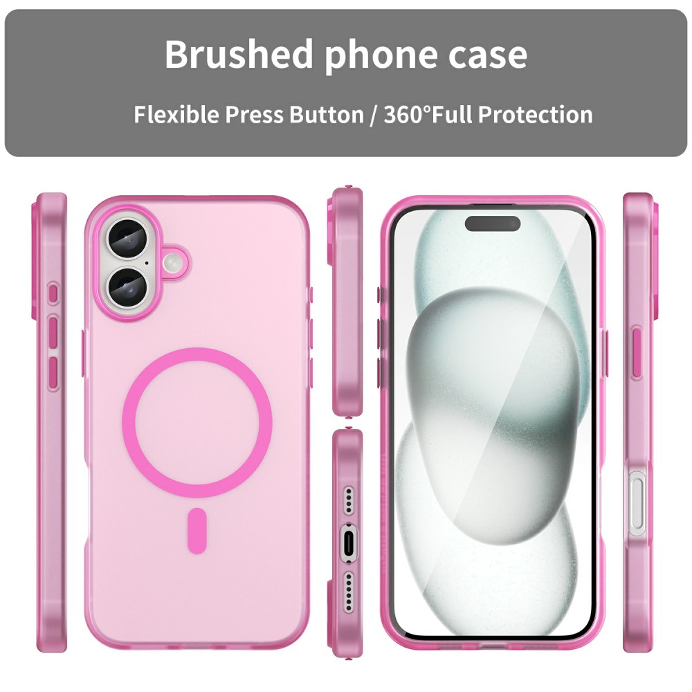 Kryt na iPhone 16 Plus Candy s podporou MAGSAFE růžový